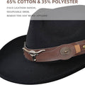 Stylish Roll Up Brim Western Cowboy Hat