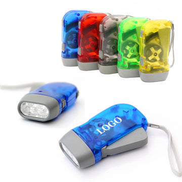 3 Led Hand Pressing Flashlight