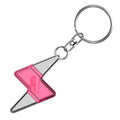 Lightning-Shaped Anti-Static Keychain