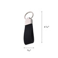 Zinc Alloy Keychain With Pu Strap