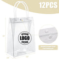 Thickened Pvc Transparent Plastic Gift Bag With Handle