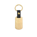 Keychain Key Ring W/Pu Leather Strap