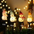 Solar Light-Up Snowman Pathway