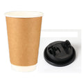 16Oz Disposable Double Wall Paper Hot Cup