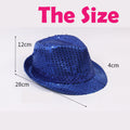 Bright Flashing Sequins Fedora Hat