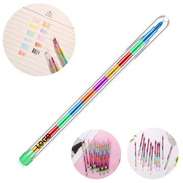 11 in 1 Stackable Colored Crayon