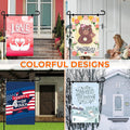 12" x 18" Double-Sided Garden Flag With Stand