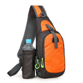 Athletic Casual Chest Bag with Detachable Water Bottle Pouch
