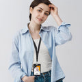 Sliding ID Badge Holder with Clear Window