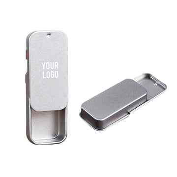Slide-Out Tin Storage Box (Pill Box)