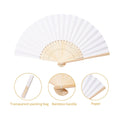 Paper Bamboo Folding Hand Fan