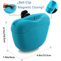 Portable Silicone Dog Treat Pouch With Clip & Magnetic Closure