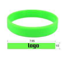 Silkscreen Silicone Wristband