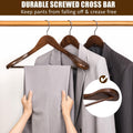 Wide Shoulder Wooden Hangers