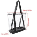 Pvc Handle Clear Tote Bags