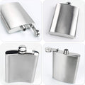 Promotional Engraved Stainless Steel Flask - 7 oz
