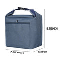 Portable Durable Roll-top Insulated Lunch Tote Bag Bento Bag