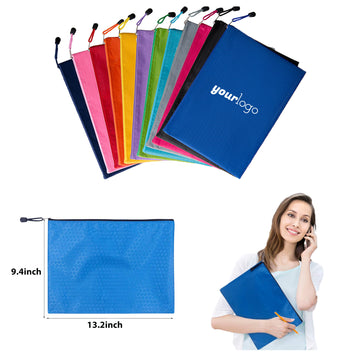 Oxford Cloth Football Pattern Waterproof Zipper Bag