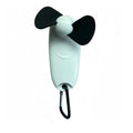 Keychain Sport Fan with LED Light- Battery Powered