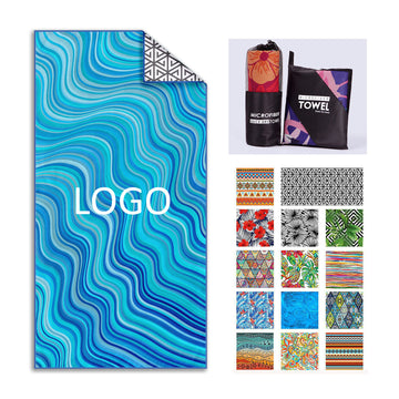 Sublimated Microfiber Sand Proof Beach Towel