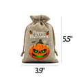 Halloween Pumpkin Drawstring Candy Pouch