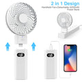 5200Mah Handheld Fan Foldable Usb Rechargeable Battery