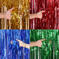 3.28Ft X 6.56Ft Foil Fringe Curtain