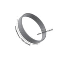 Debossed Color Fill Silicone Wristband