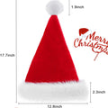 Unisex Velvet Christmas Hat for New Year