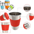 12Oz Stainless Steel Mug With Straw