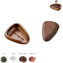 Solid Wood Coffee Bean Dish