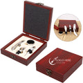 Classical Redwood 4 - Piece Wine Tool Gift Set