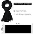 Long Pashmina Wrap Shawl Scarf w/Fringes