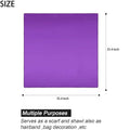 35''X35'' Women's Full Color Printed Glossy Satin Fabric Bandanna Head Scarf