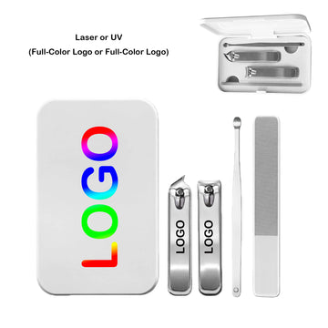 Stainless Steel Manicure Kit With White Box