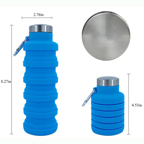 17 oz Collapsible Silicone Cup with Carabiner