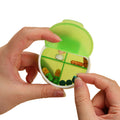 4 Compartment Frosted Clear Pill Box