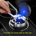 With Lid Windproof LED Light Portable Car Ashtray Trash