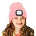 Unisex Warm Beanie With Rechargeable Usb Light