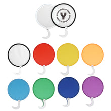 Foldable Round Hand Fans With Handle
