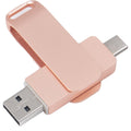 8GB Dual - Interface Rotatable USB Flash Drive