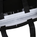 Black Novelty Laminated Non-Woven Shopping Tote