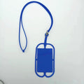 Silicone Phone Card Holder With Lanyard