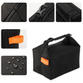 Foldable Oxford Cloth Insulated Lunch Bag With Zipper Closure