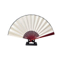 Full-Color Large Bamboo Silk Folding Fan