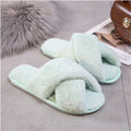 Cross Band Winter Slipper