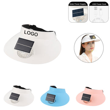 Solar Fan Visor Hat