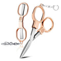 Mini Folding Scissors With Keychain
