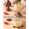 Foldable Wooden Christmas Tree Coaster Set