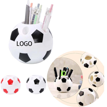 Creative Football Pen Holder Soccer Shape Pencil Container
